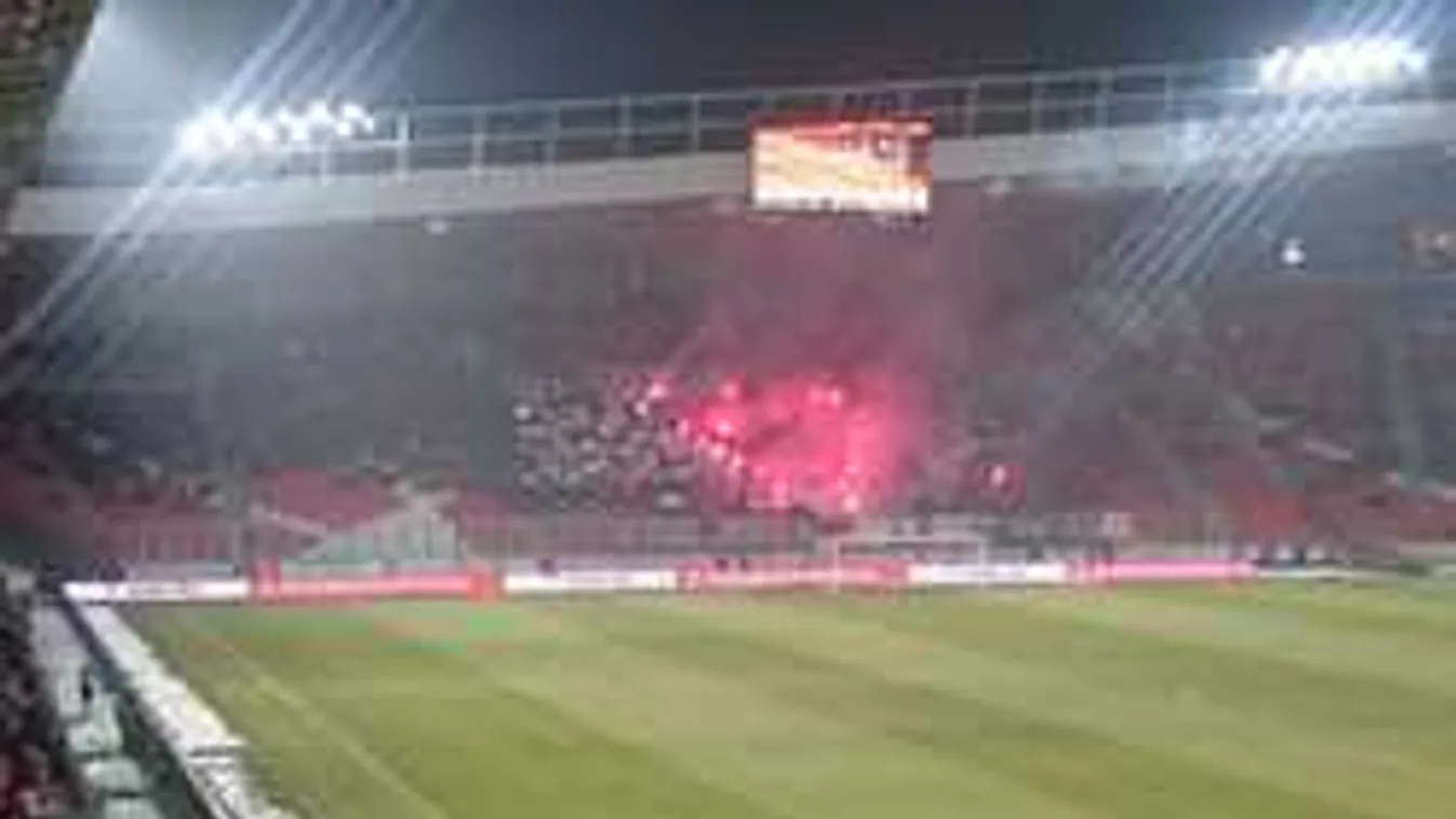 Összecsaptak a Loki és a Fradi szurkolói a stadionban - videó