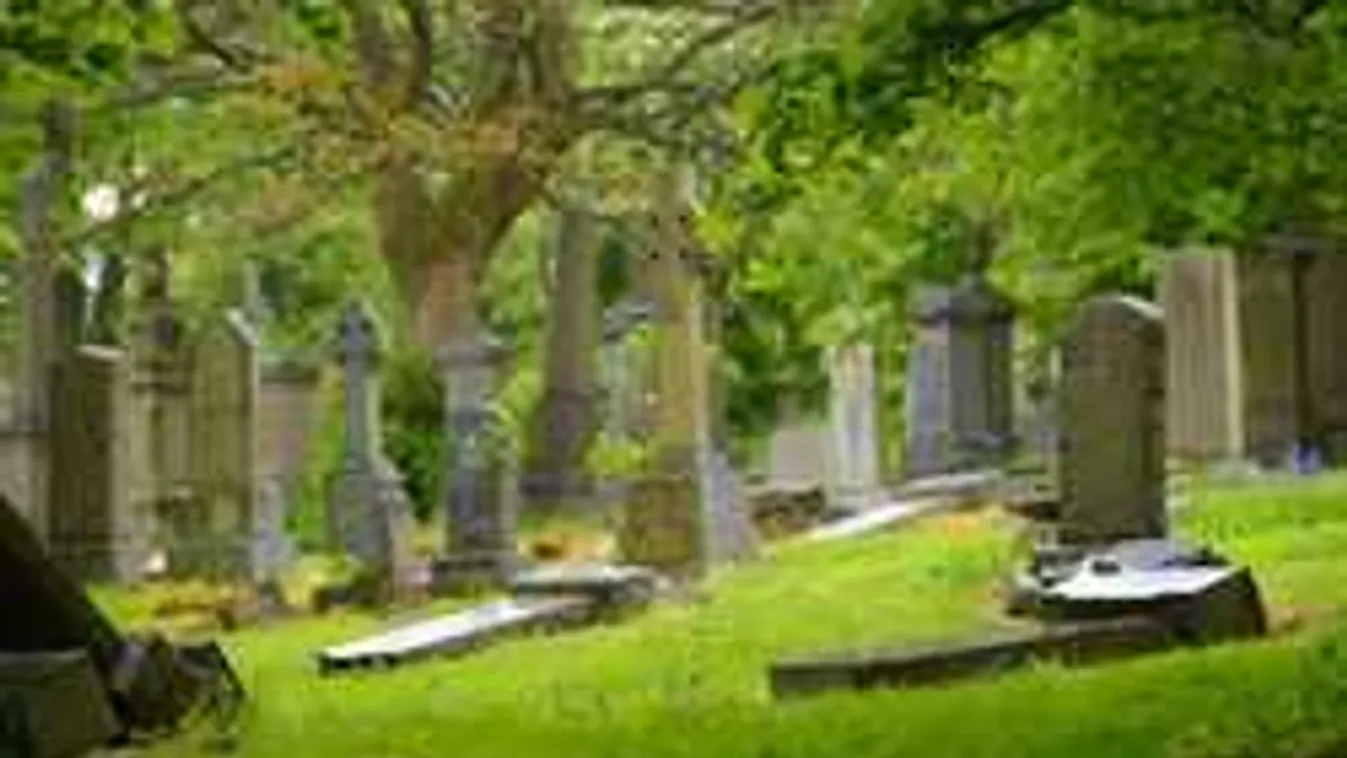 8 éves kisfiúra zuhant a sírkő