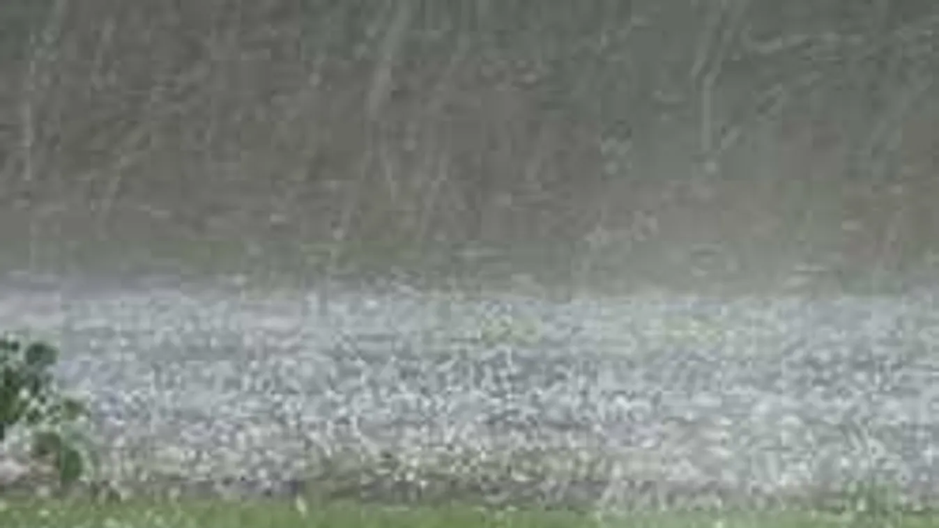 Jégeső és fagypont alatti hőmérséklet várható hétfőn