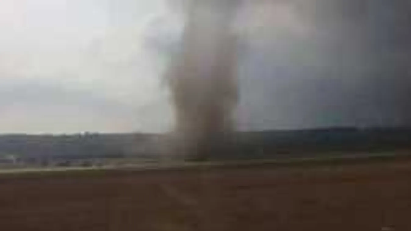 Most érkezett fotó a rémisztő jelenségről: tornádó tombolt Tolnában