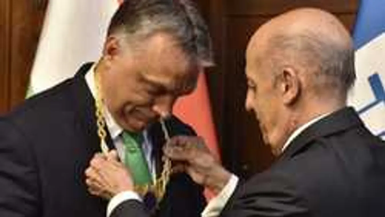 A FINA legrangosabb kitüntetését kapta meg Orbán Viktor