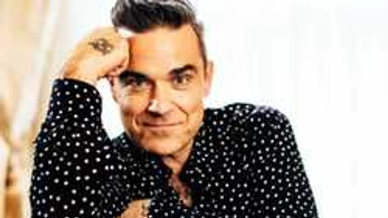 Robbie Williams gyerekei így bújtak el tegnap a színpadon
