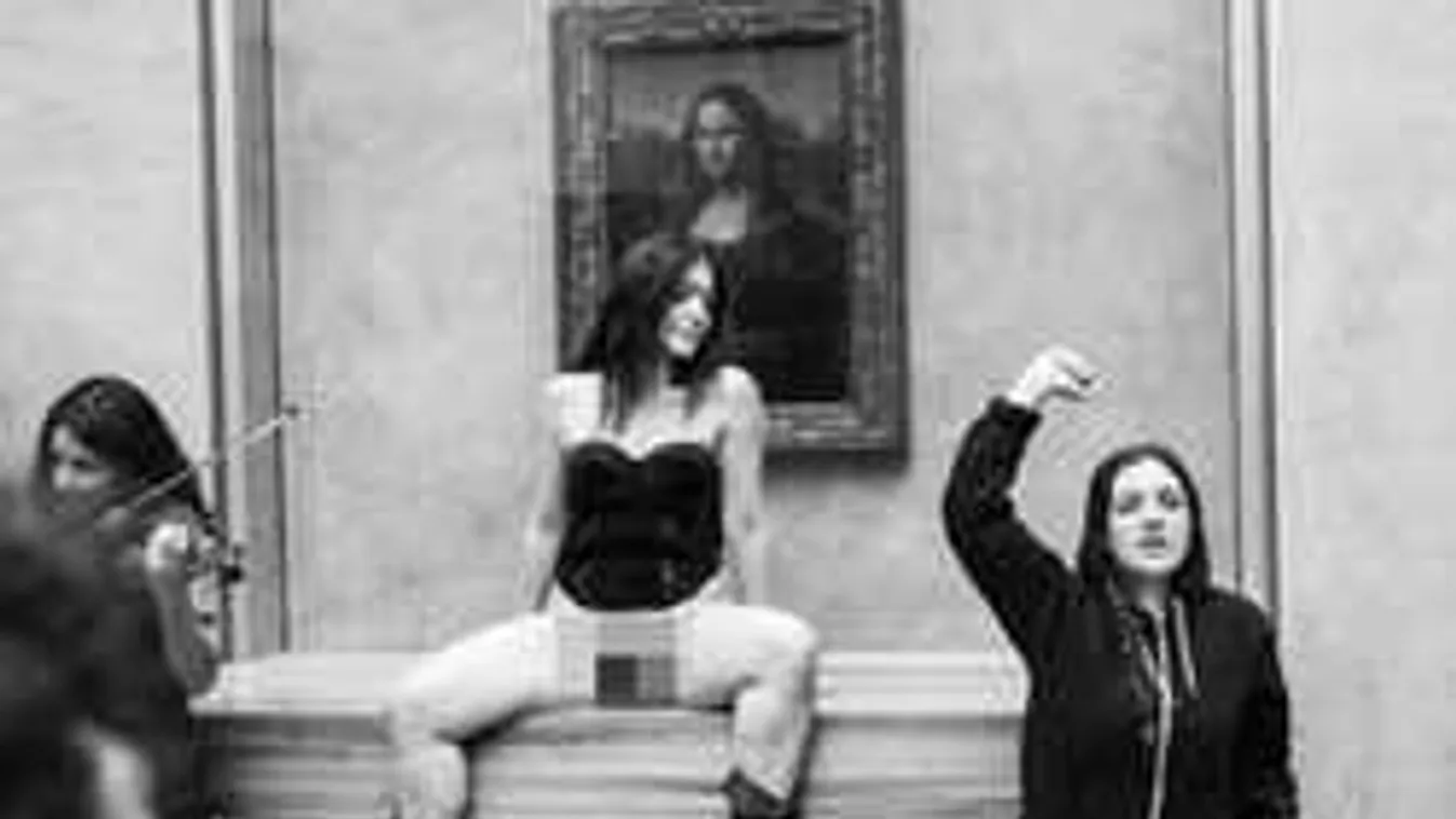 Bugyi nélkül a múzeumban: Szemérmetlen jelenet a Louvre-ban!