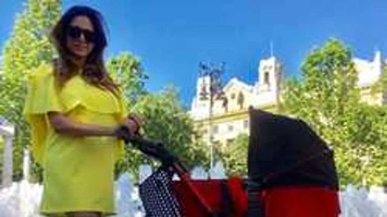 Falatnyi sortban mutatta meg tökéletes alakját Horváth Éva