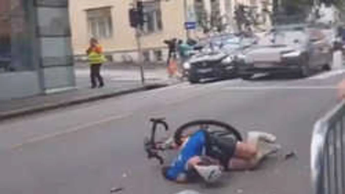 Szörnyű gázolás, mentő vitte kórházba a sportolót