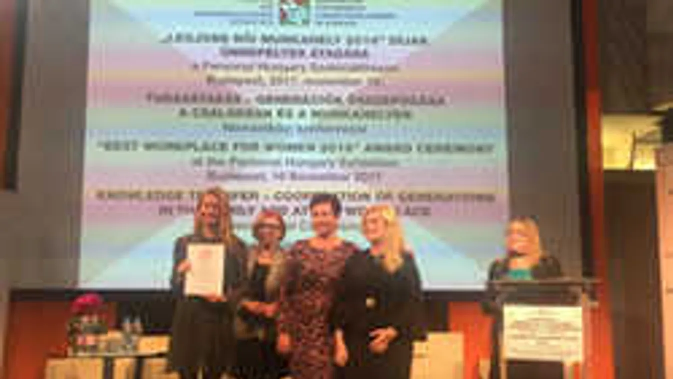 A Legjobb Női Munkahely díjazottjai között az MVM Zrt.