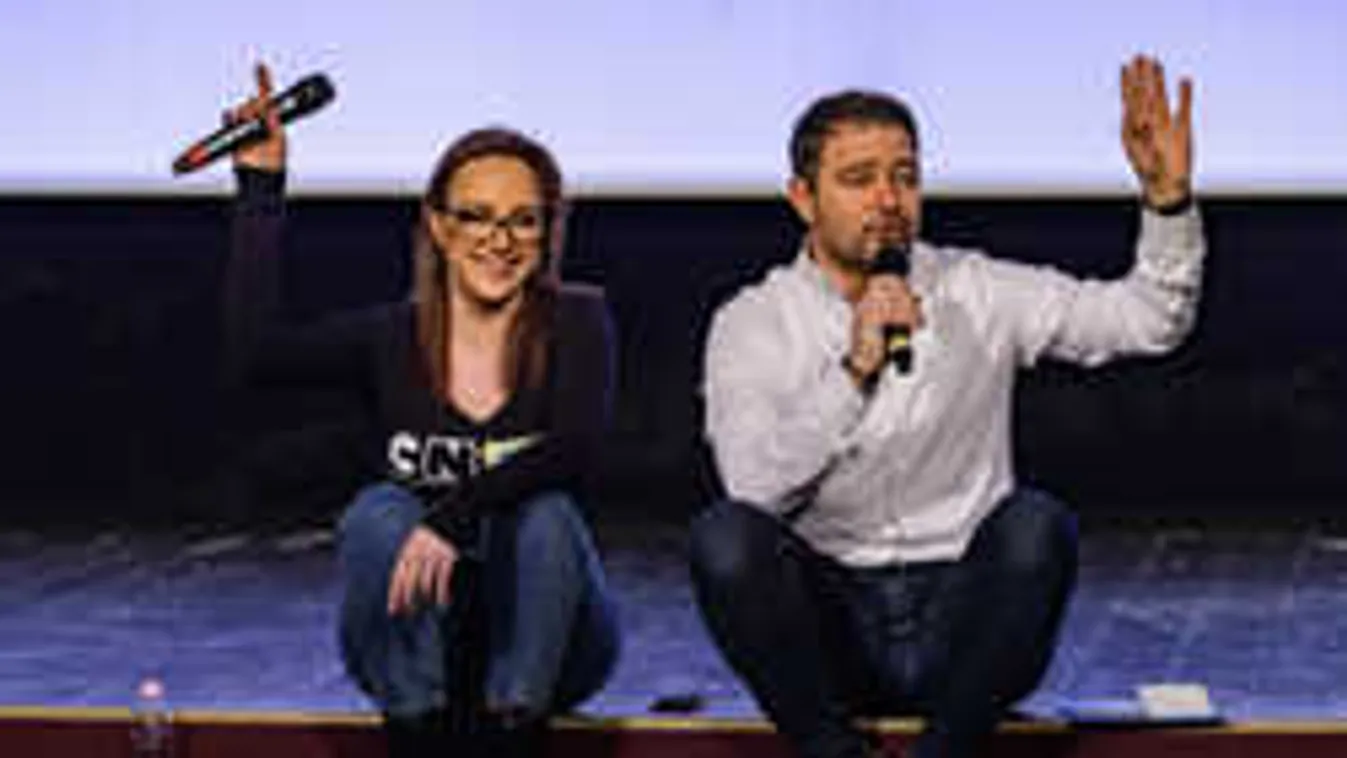 Rendhagyó osztályfőnöki óra Tóth Gabival