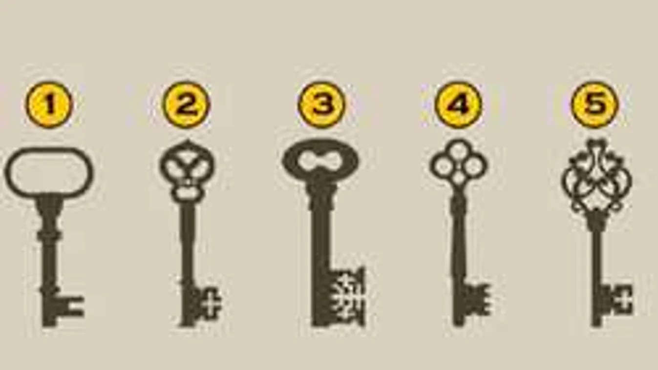 Most kiderül, milyen ember vagy! Te melyik kulcsot választanád?