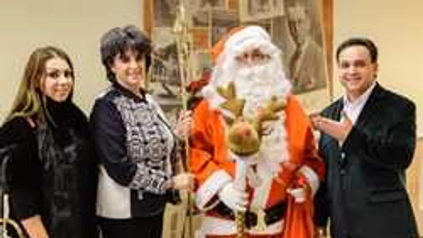 Mága Zoltán egymillió forintot adományozott Mikulás napján