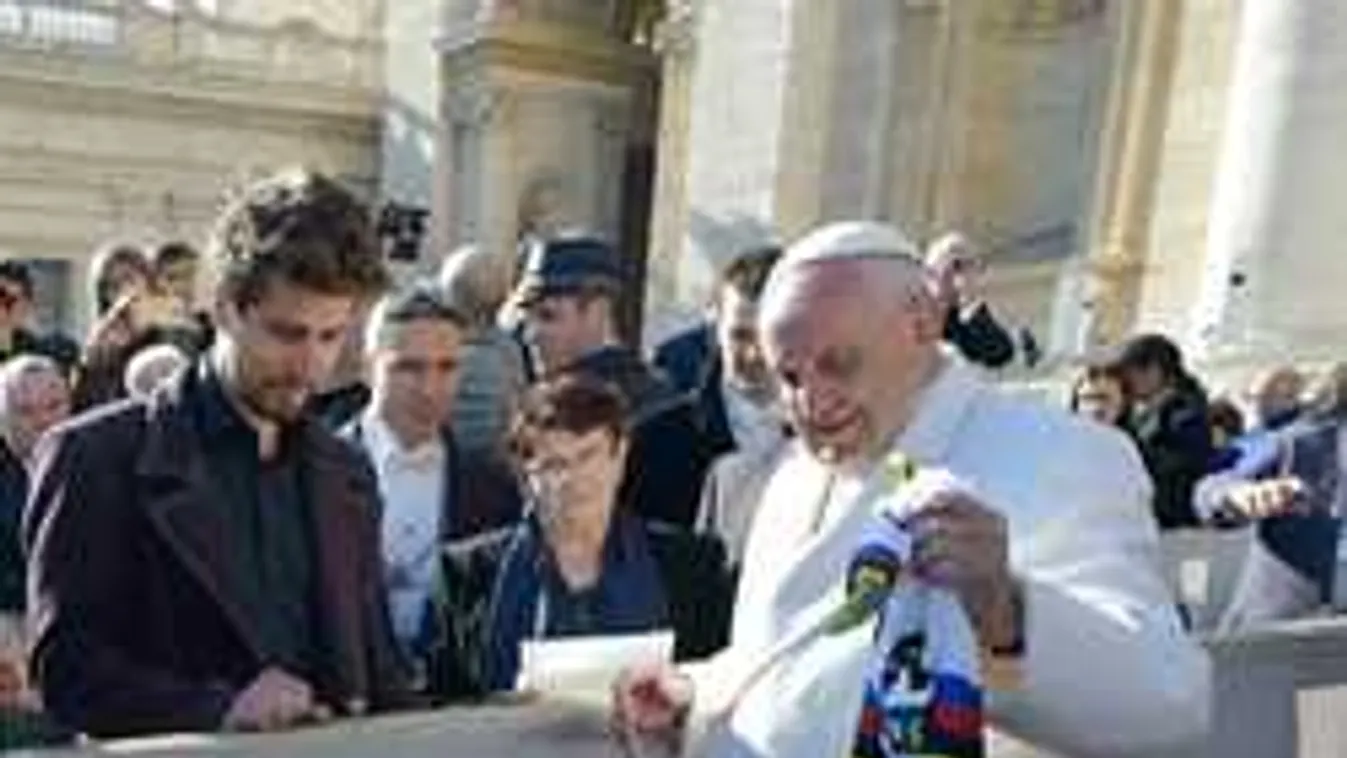 Meglepte Ferenc pápát a zsolnai Terminátor, erre ő sem számított
