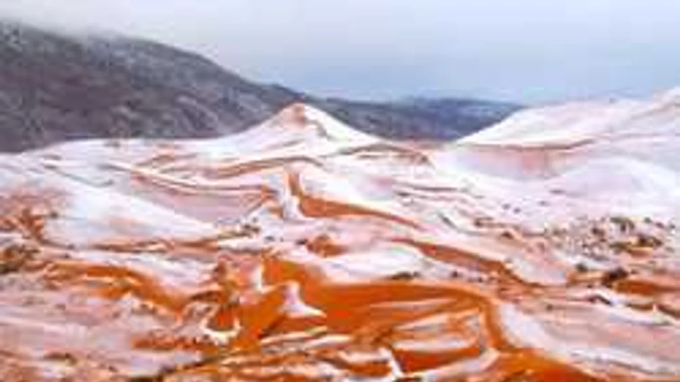 Hihetetlen látvány: Így néz ki a Szahara, amikor hó fedi! - videó