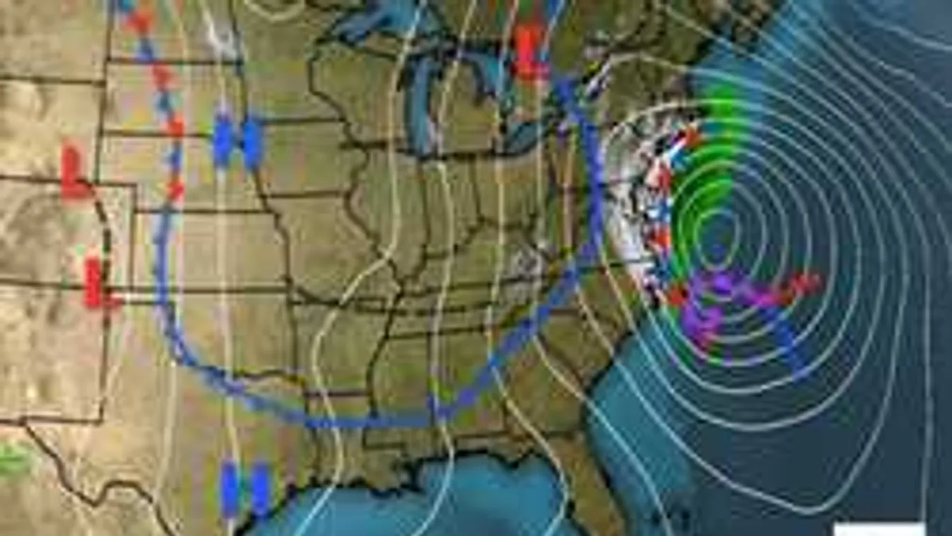 Szuperciklon dönt időjárási rekordokat, mi történik a keleti parton?
