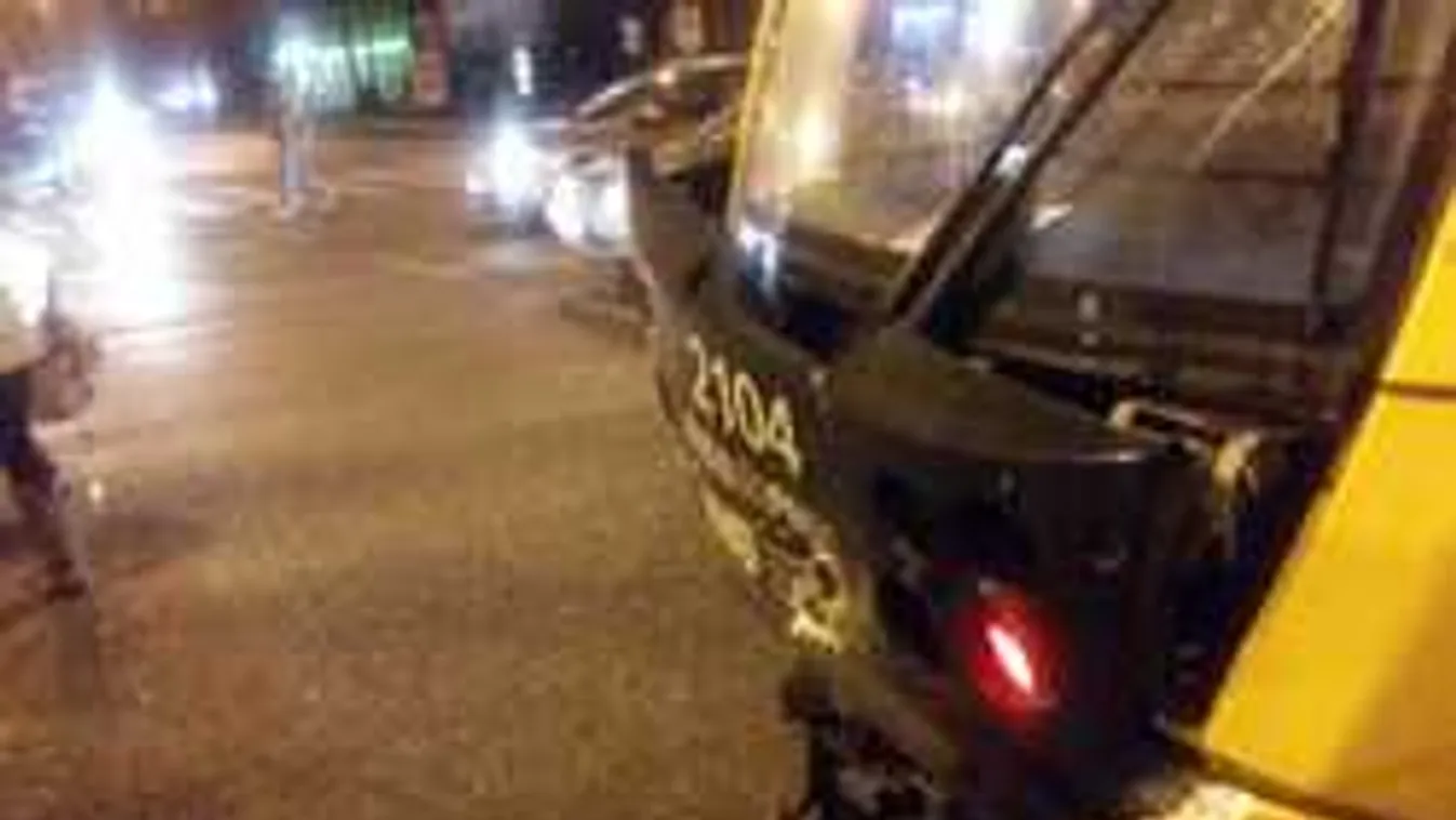 Tragédia újévkor: Halálra gázolt a villamos egy férfit