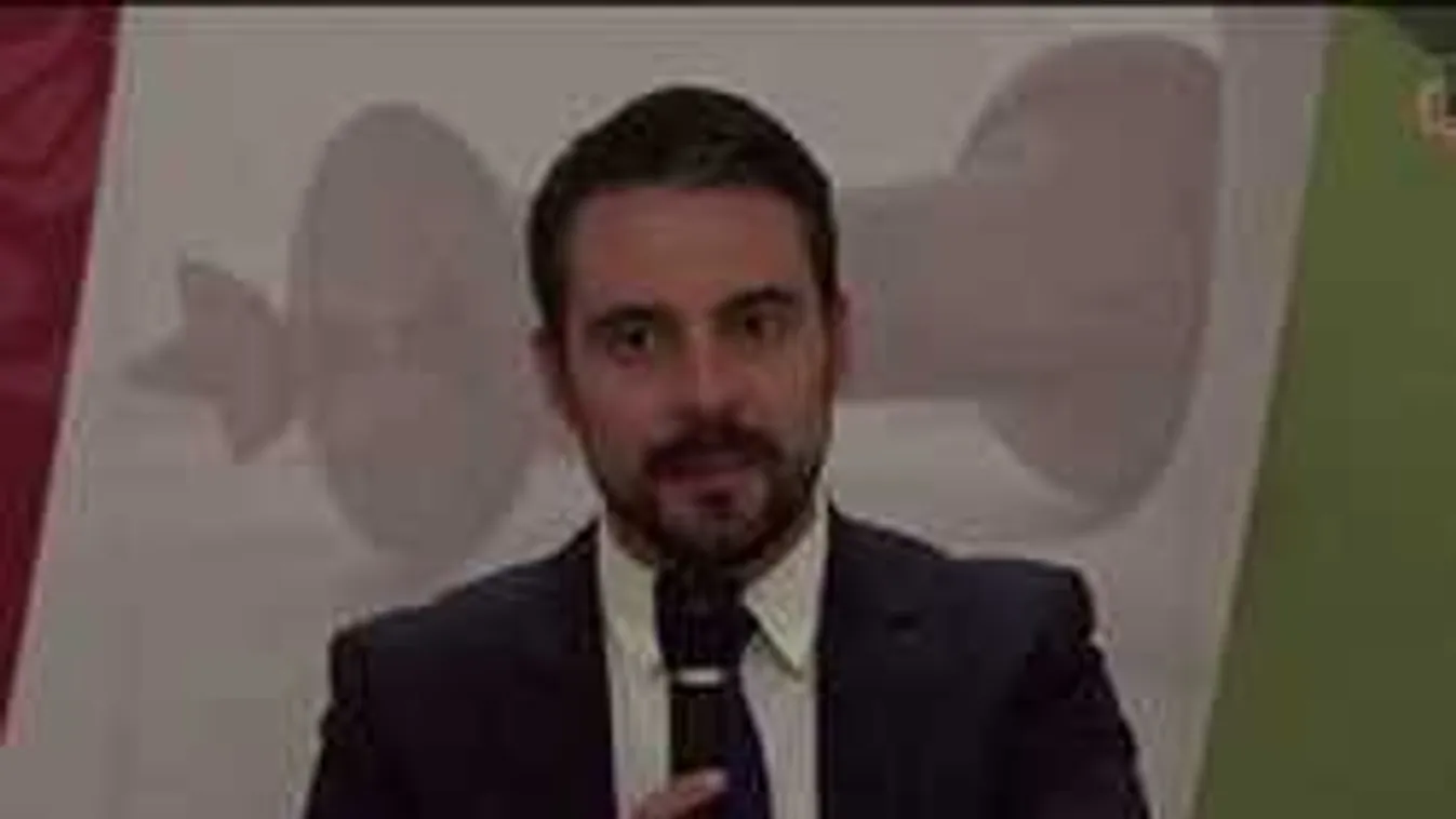 Vona Gábor fél percig zavartan pislogott a sajtótájékoztatón