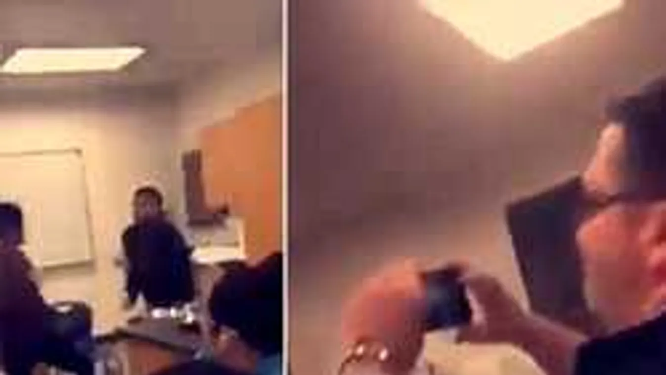 A tanár inkább videózta a diákok verekedését, ahelyett, hogy leállította volna!