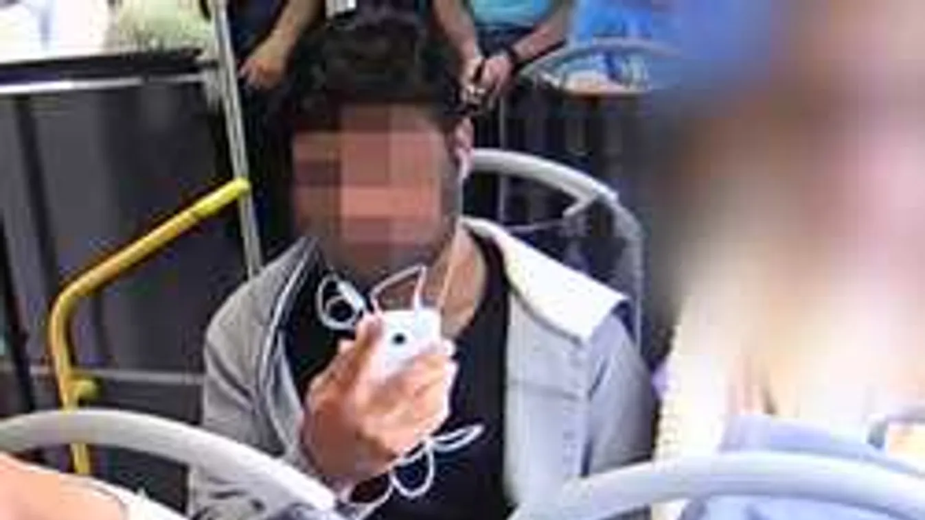 Szőke nő mellett elégítette ki magát a migráns egy svéd buszon! Videó