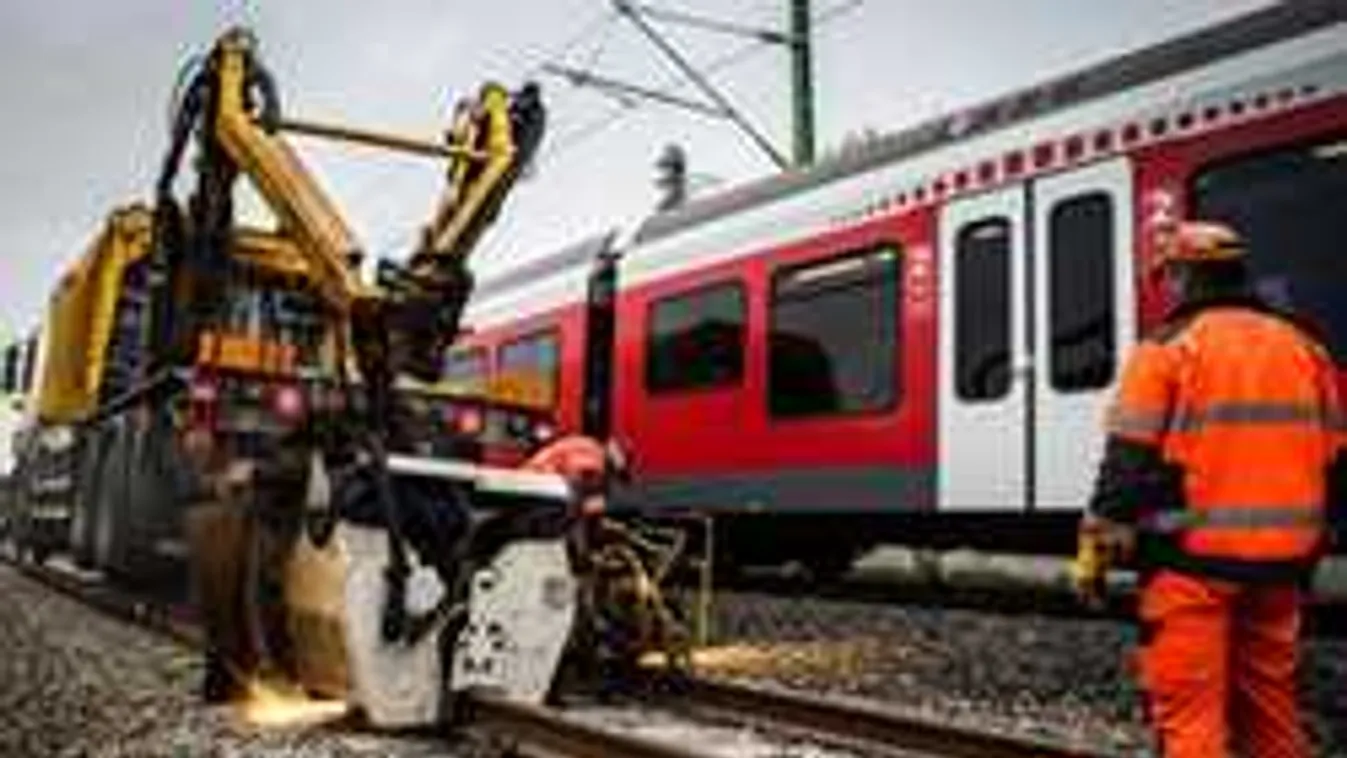 Látványos szakaszába ért a Kelenföld-Százhalombatta vasút korszerűsítése