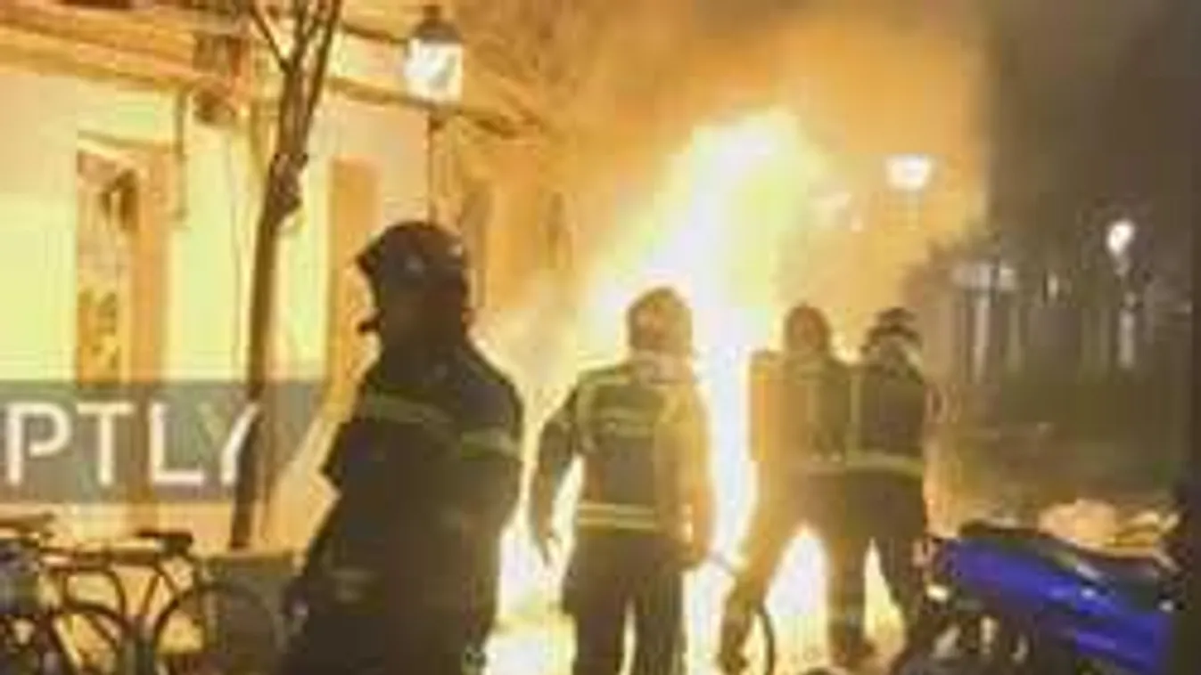 Utcai harcok Madridban: "Ez már nem a ti városotok" - ordibálták a rendőröknek