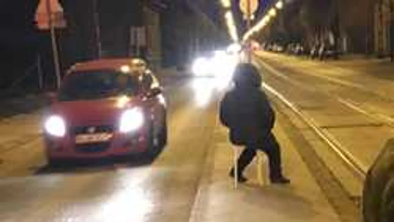 Most kaptuk a fotót: mindenkit meglepett ez a néni a pesti megállóban