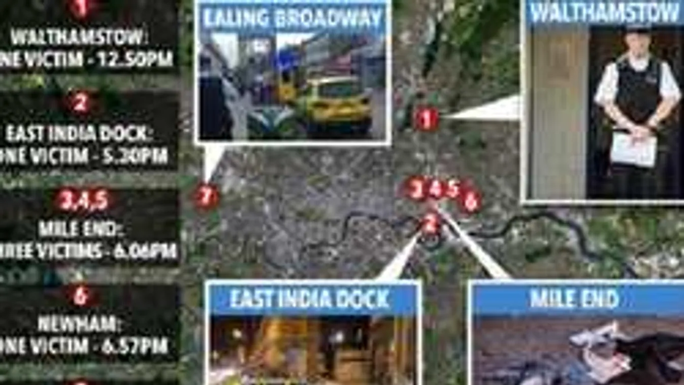 Vérfürdő! 6 fiatalt késeltek meg Londonban - videó