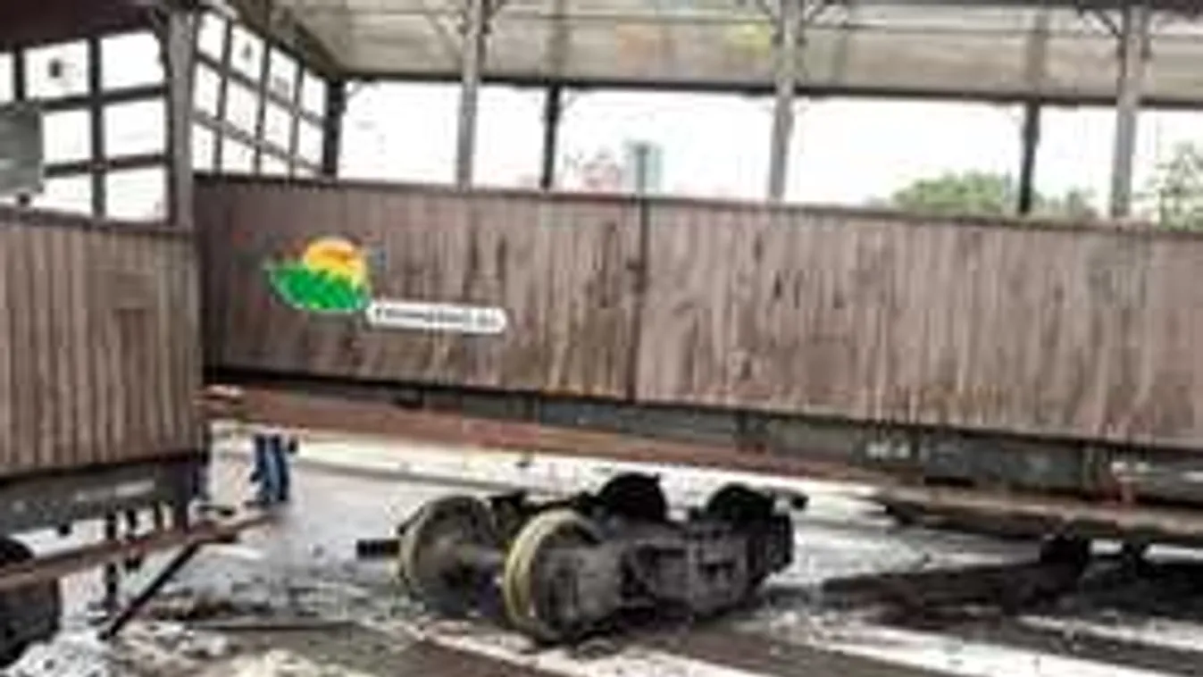 Durva látvány! Elszabadult az erdei vasút Miskolcon - Fotók