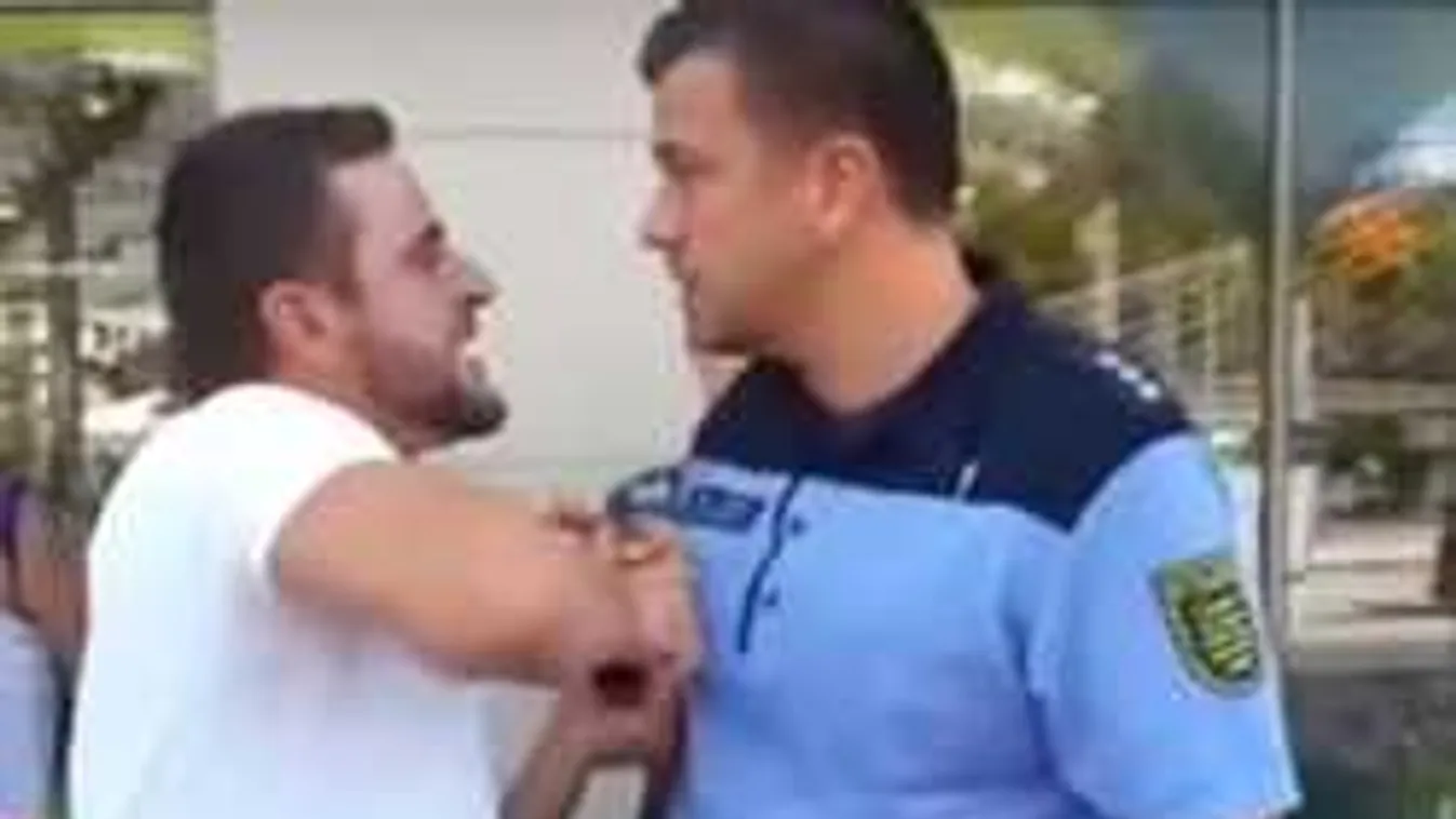 Videóra vették, ahogy ütni-verni kezdik a rendőröket a migránsok