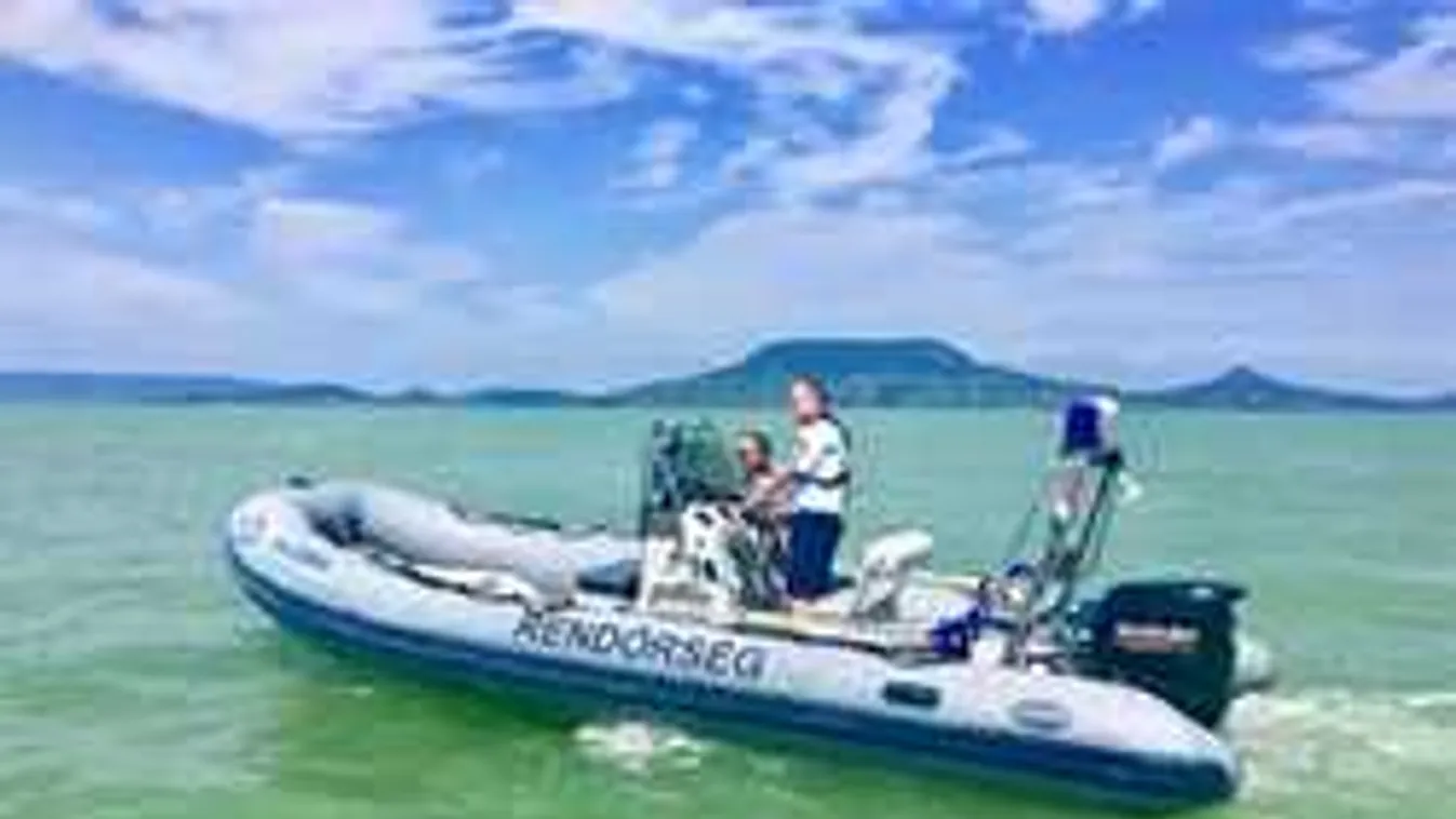 Készültség a Balatonnál, a vízirendőröknek kellett közbelépni - Fotó