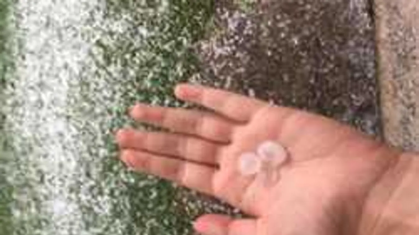 Brutális jégesővel érkezett hazánkba a vihar, de ez még csak a kezdet