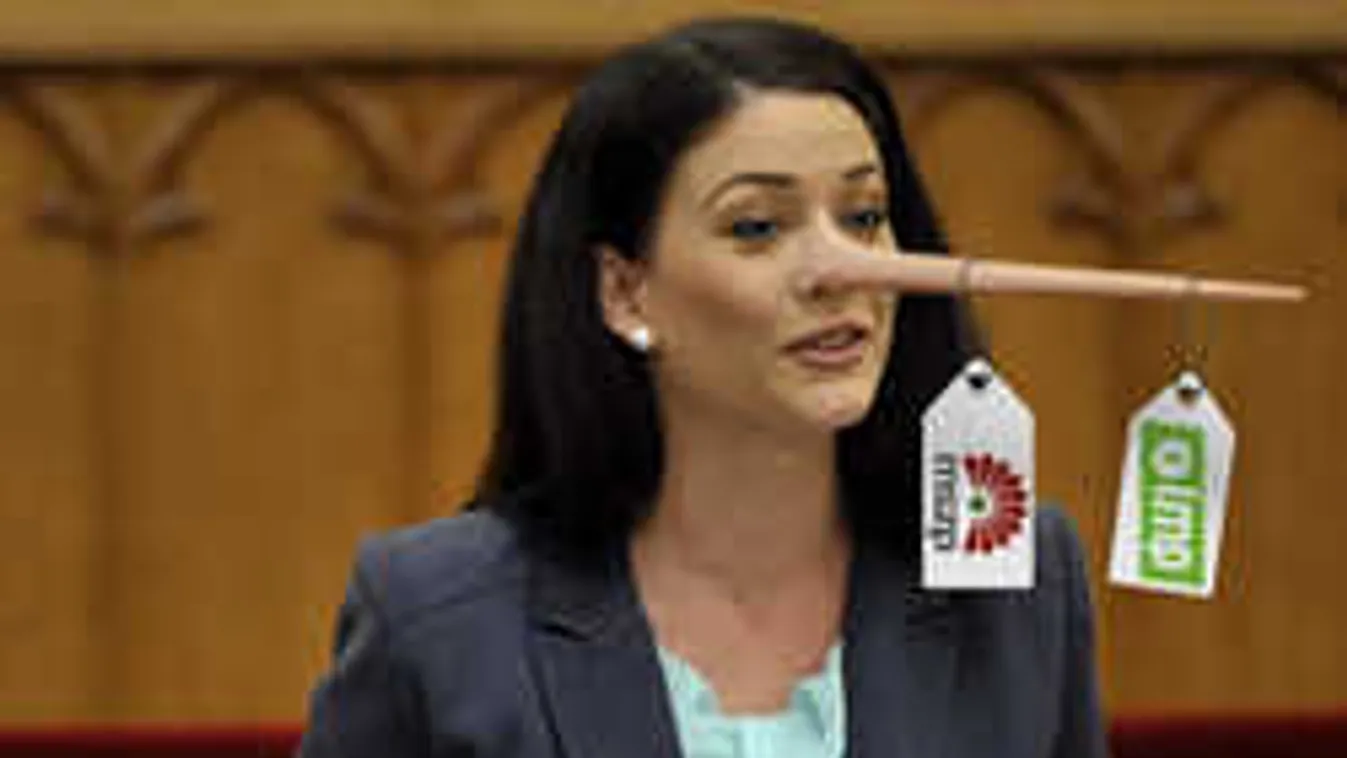 Pinokkió hazug lánytestvére: PINOKK...INA. Így becézik az LMP-s Demeter Mártát