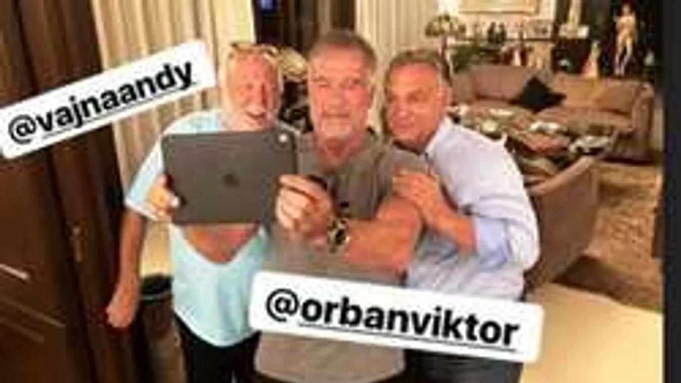 Terminátortalálkozó. Együtt ebédelt Orbán és Schwarzenegger