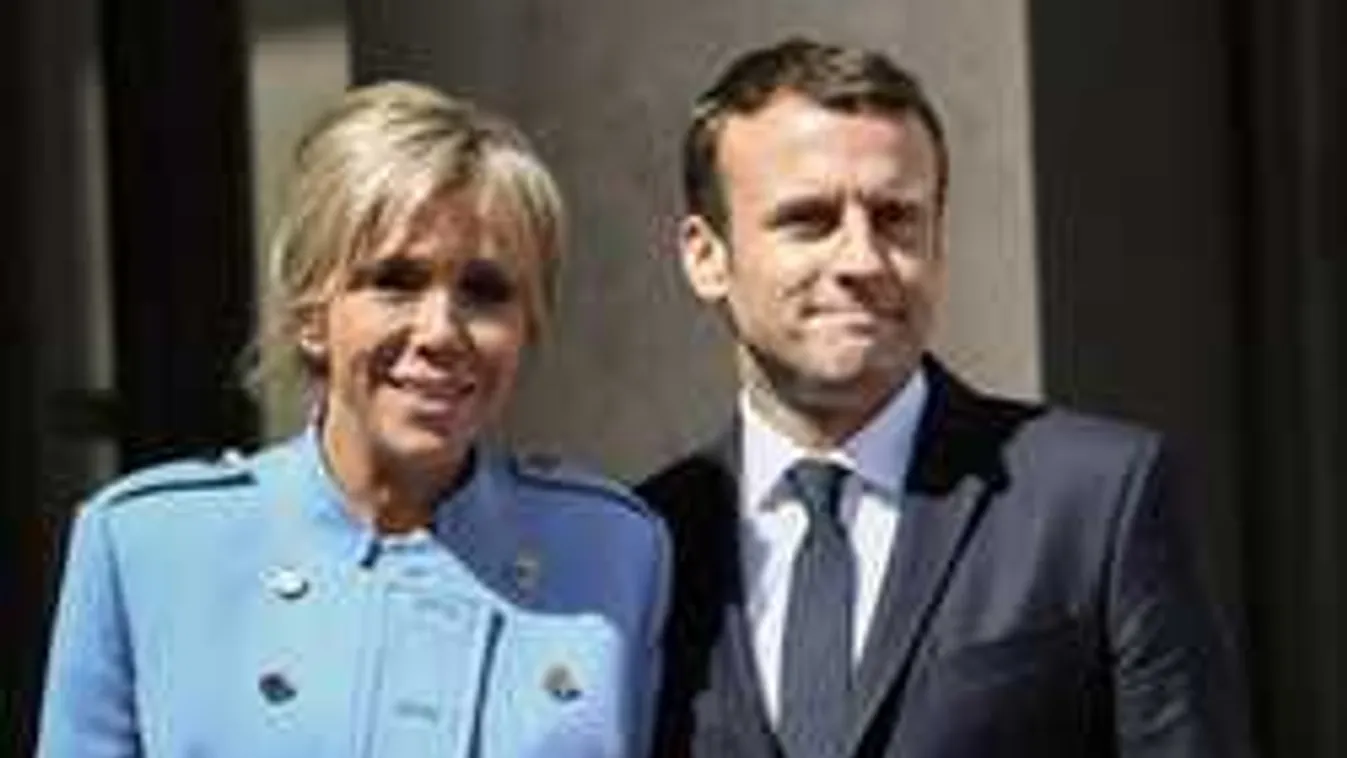 Balhé az Élysée-palotában: a falat is verte Macron felesége