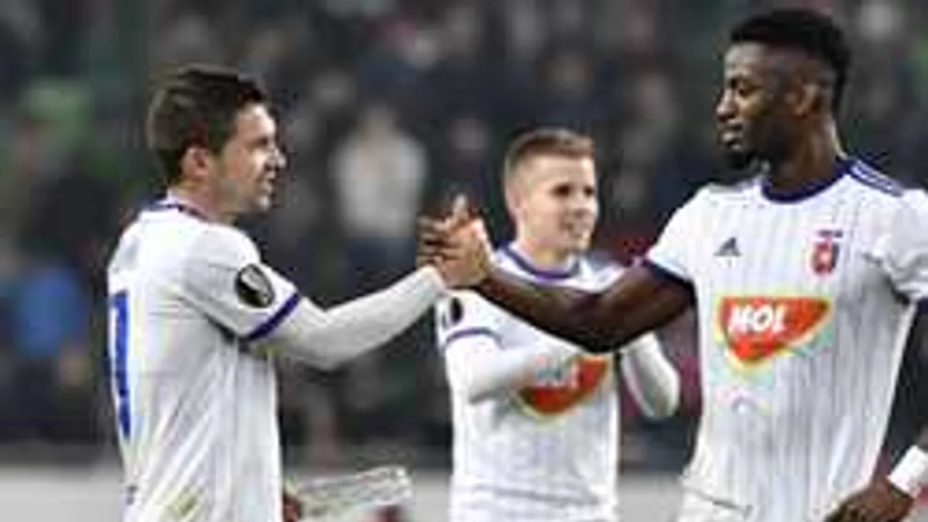 Önfeledten ünnepeltek a Vidi játékosai a szenzációs siker után