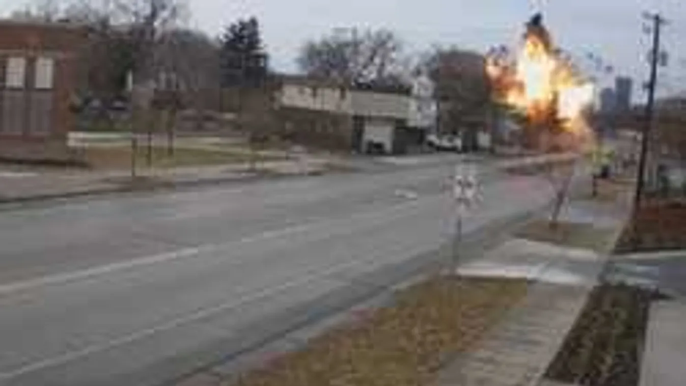 Pánik tört ki, miután robbanás rázta meg az amerikai várost! - videó