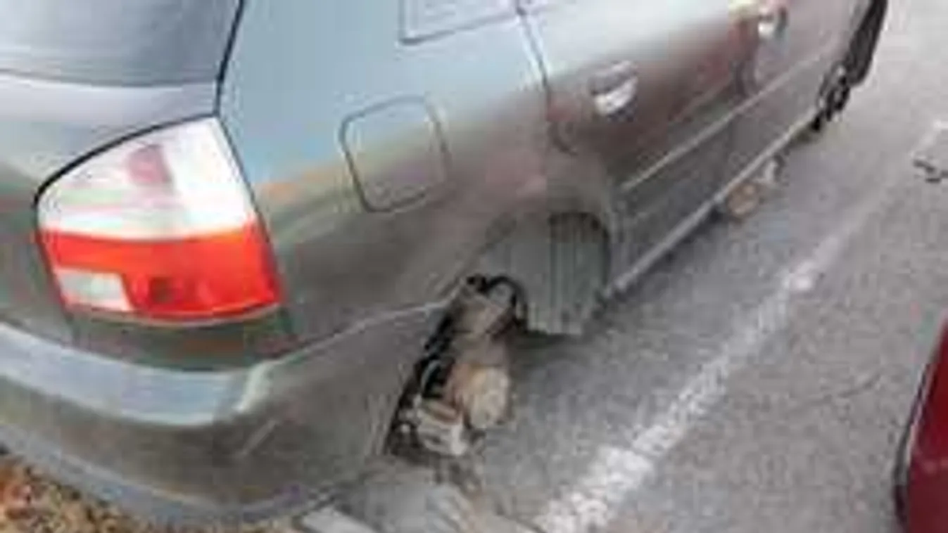 Nem tudott kereket oldani  a keréktolvaj