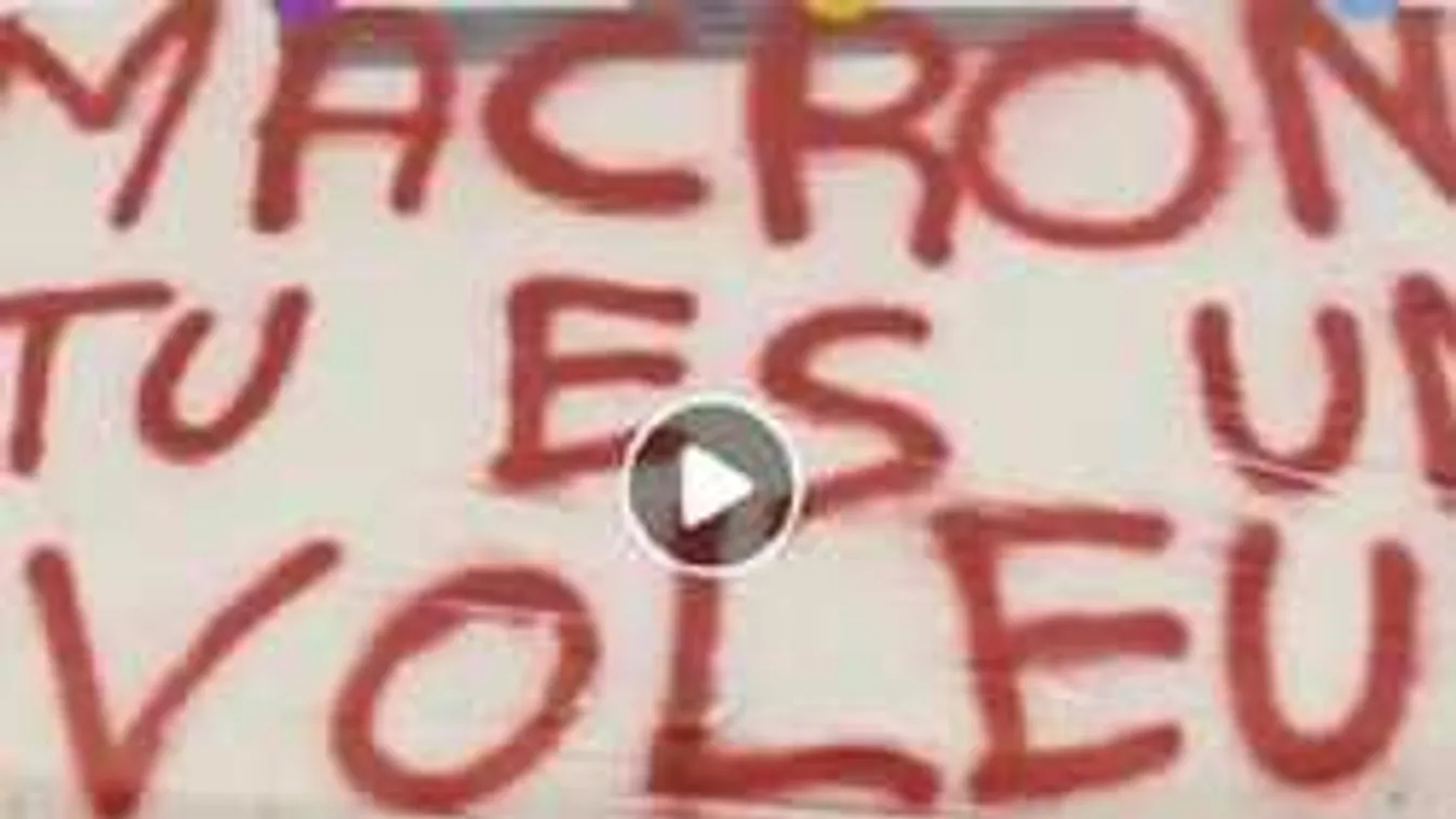 Emmanuel, te hazudsz! Dal a francia tüntetőkről. Már 3 millióan látták