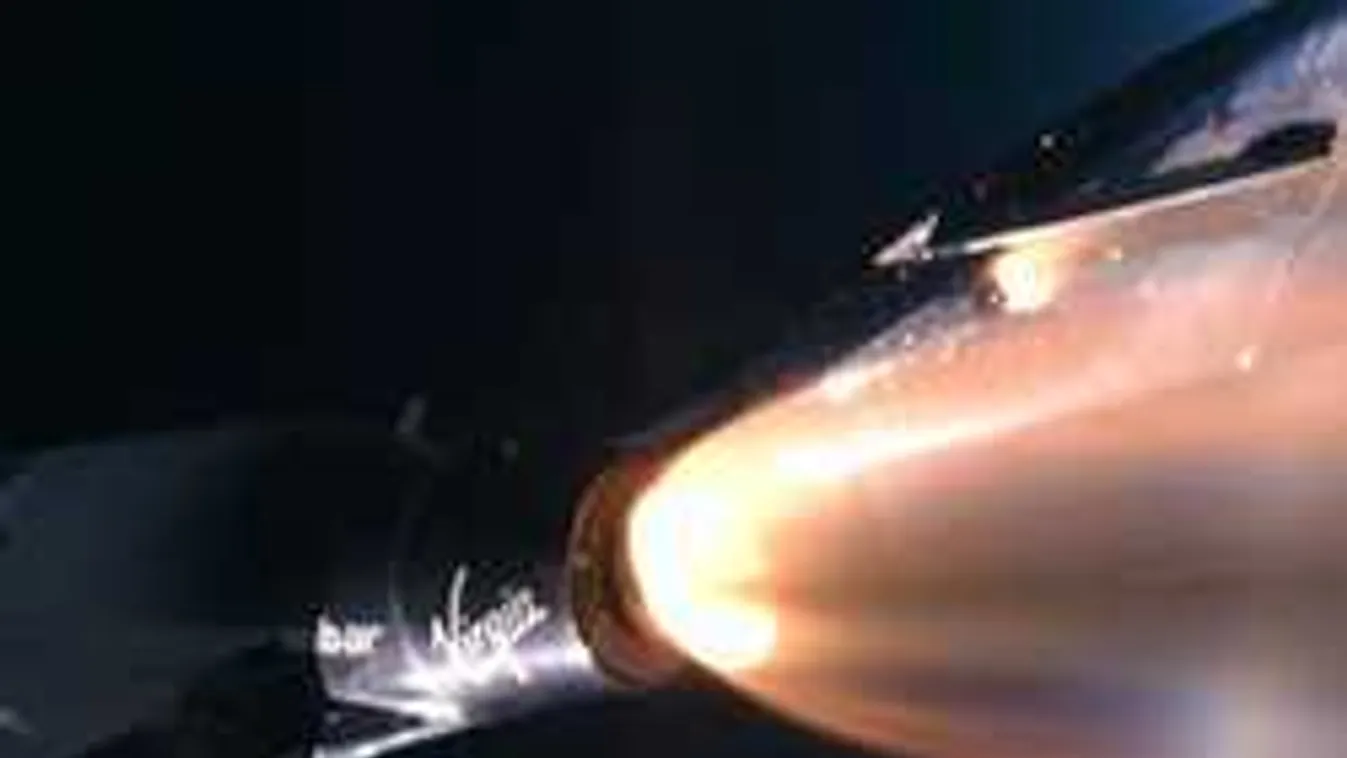 Hihetetlen videó: Így érte el az űrt a Virgin Galactic repülője