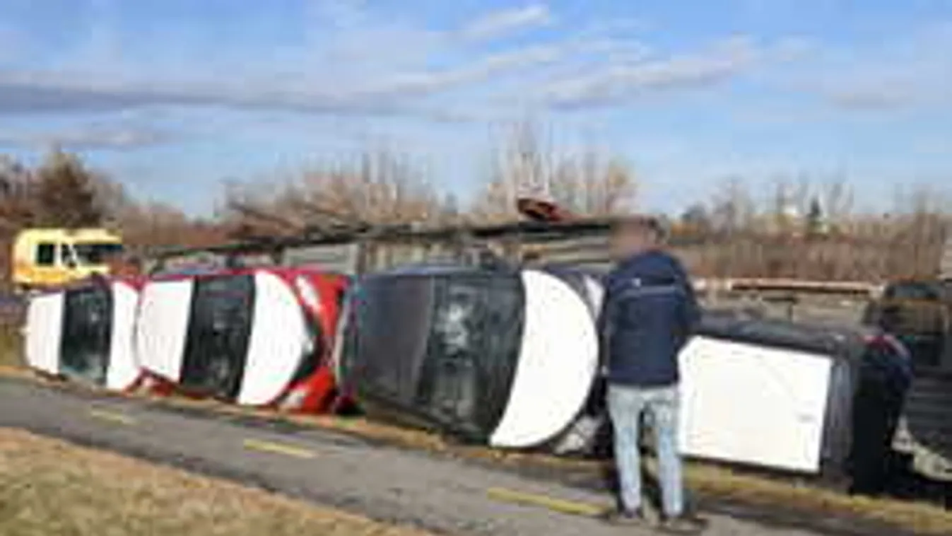 Döbbenet, ott borult árokba trélerével a férfi, ahol az apja 3 éve