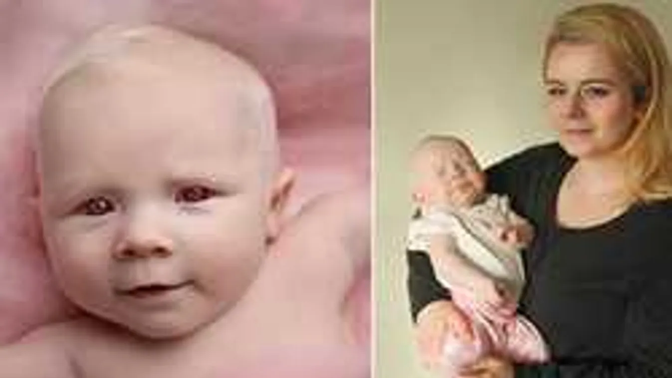 Albínó csodababát szült a nő, akiről azt állították az orvosok, hogy nem lehet gyereke