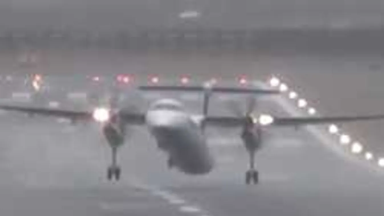 Horrorisztikus képsorokat rögzítettek egy angol reptéren