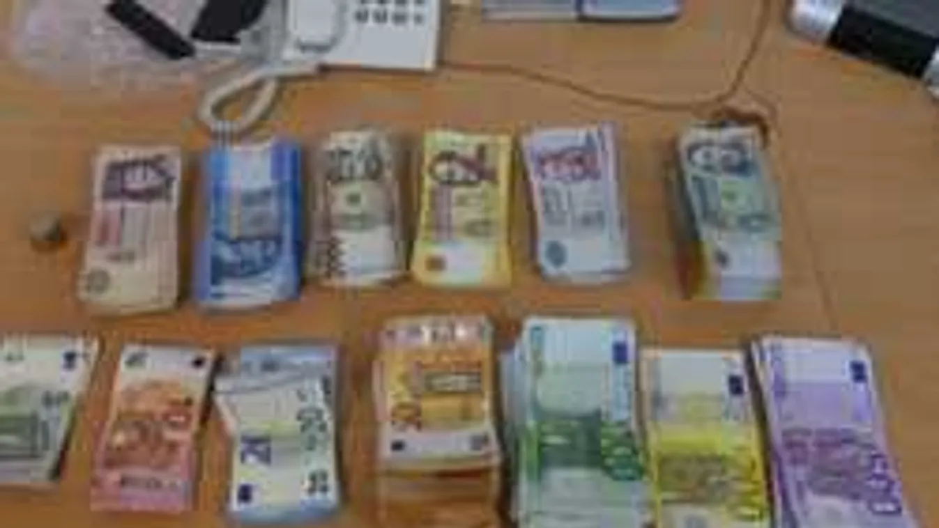 Elképesztő mennyiségű pénz volt az elfogott illegális pénzváltóknál