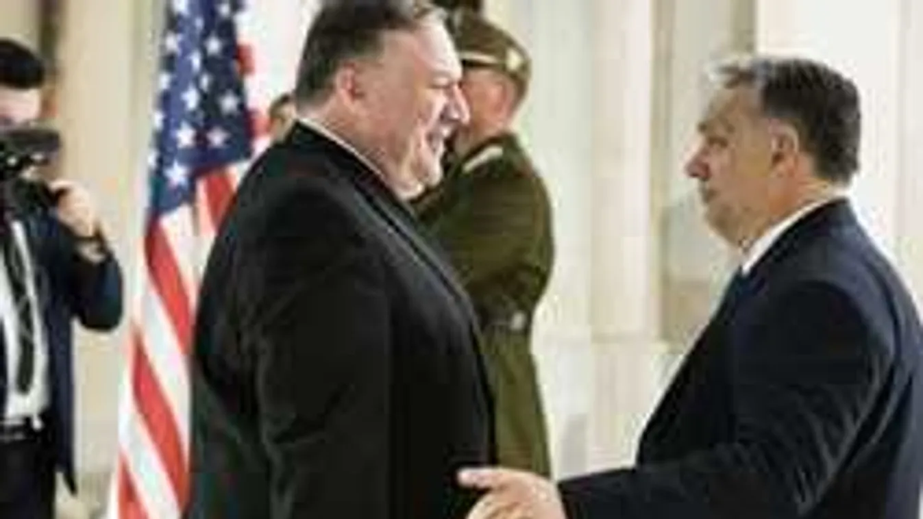 Orbán Viktor munkavacsorán fogadta az amerikai külügyminisztert