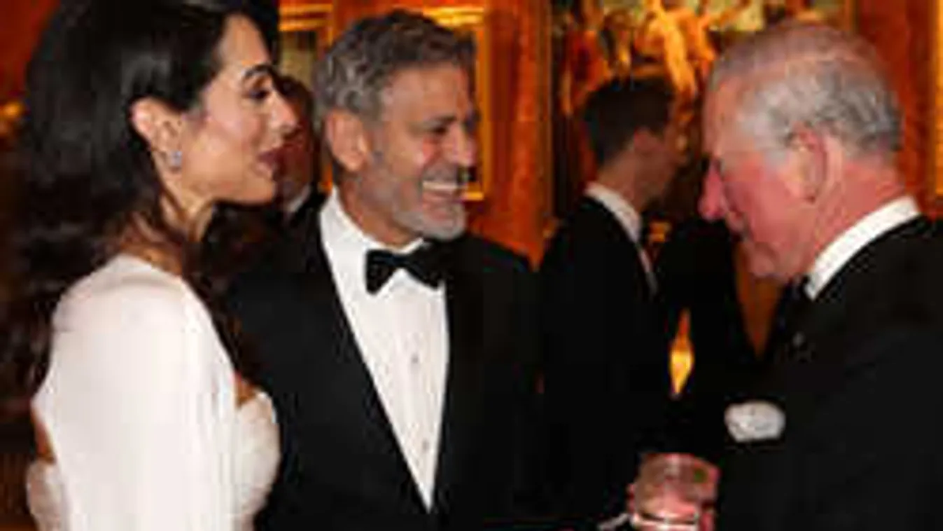 Döbbenet a királyi palotában, Amal Clooney ellopta a show-t