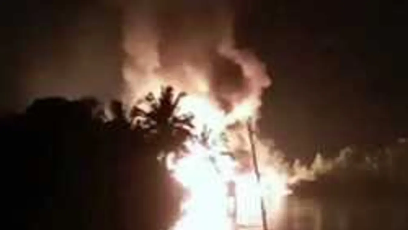 Döbbenetes videó, így robbant be a megcsapolt olajvezeték