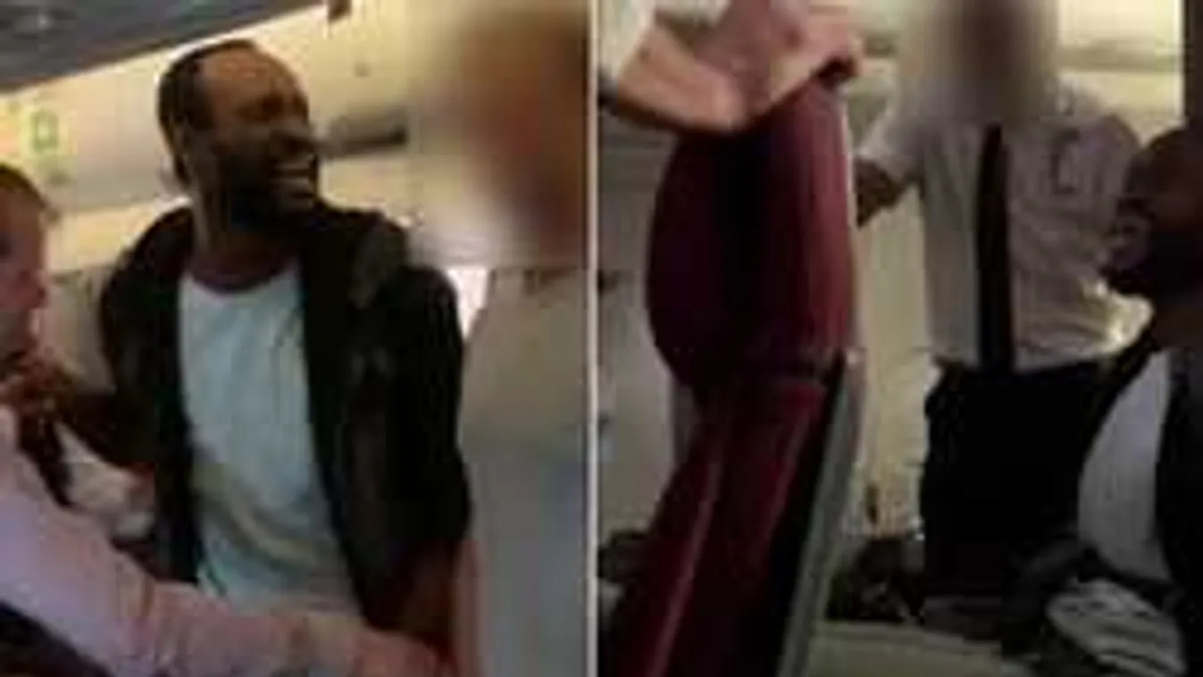 Részeg egyetemi tanár tette pokollá a repülőutat! - videó