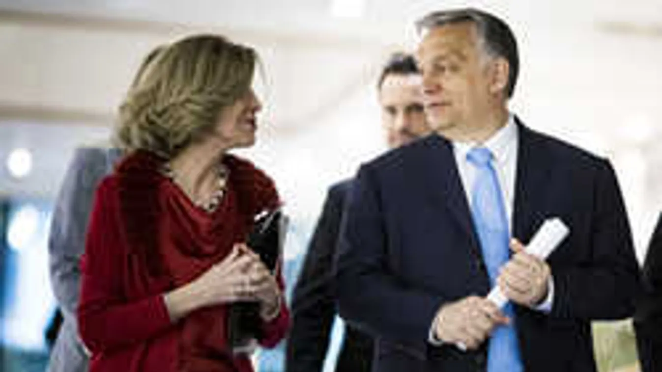 Orbán Viktor a kereszténydemokraták brüsszeli tanácskozásán