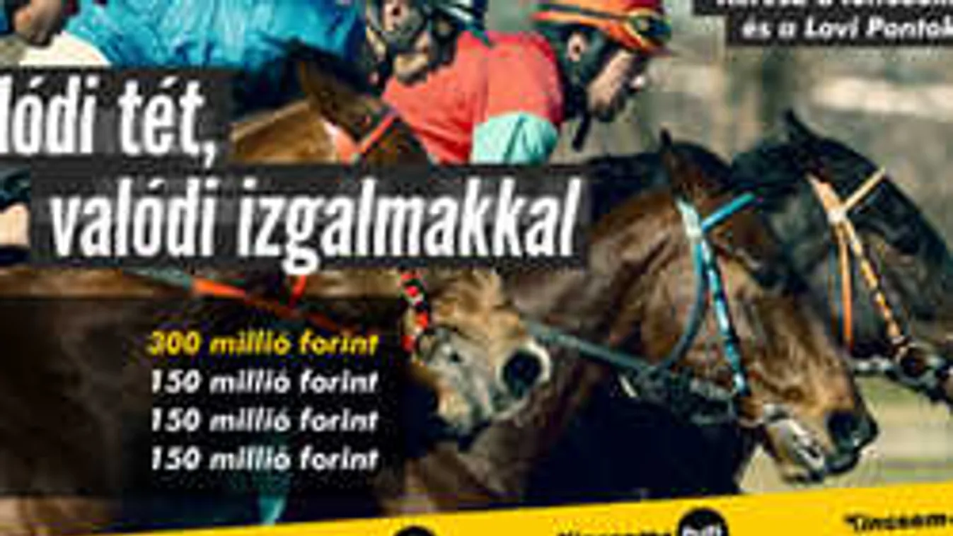 Újra divat a lóverseny: elképesztő összeget nyert egy magyar férfi