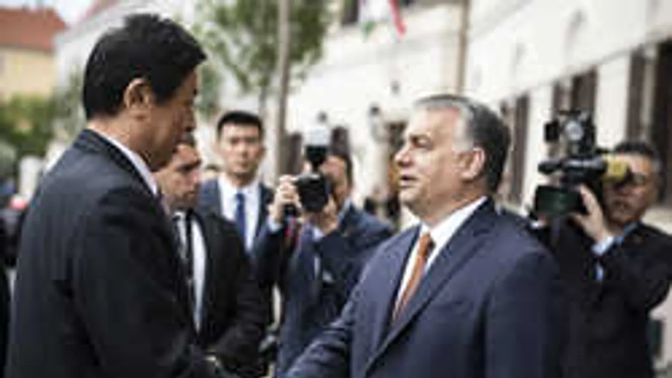 Orbán Viktor: Megtiszteltetés a kínai házelnök látogatása