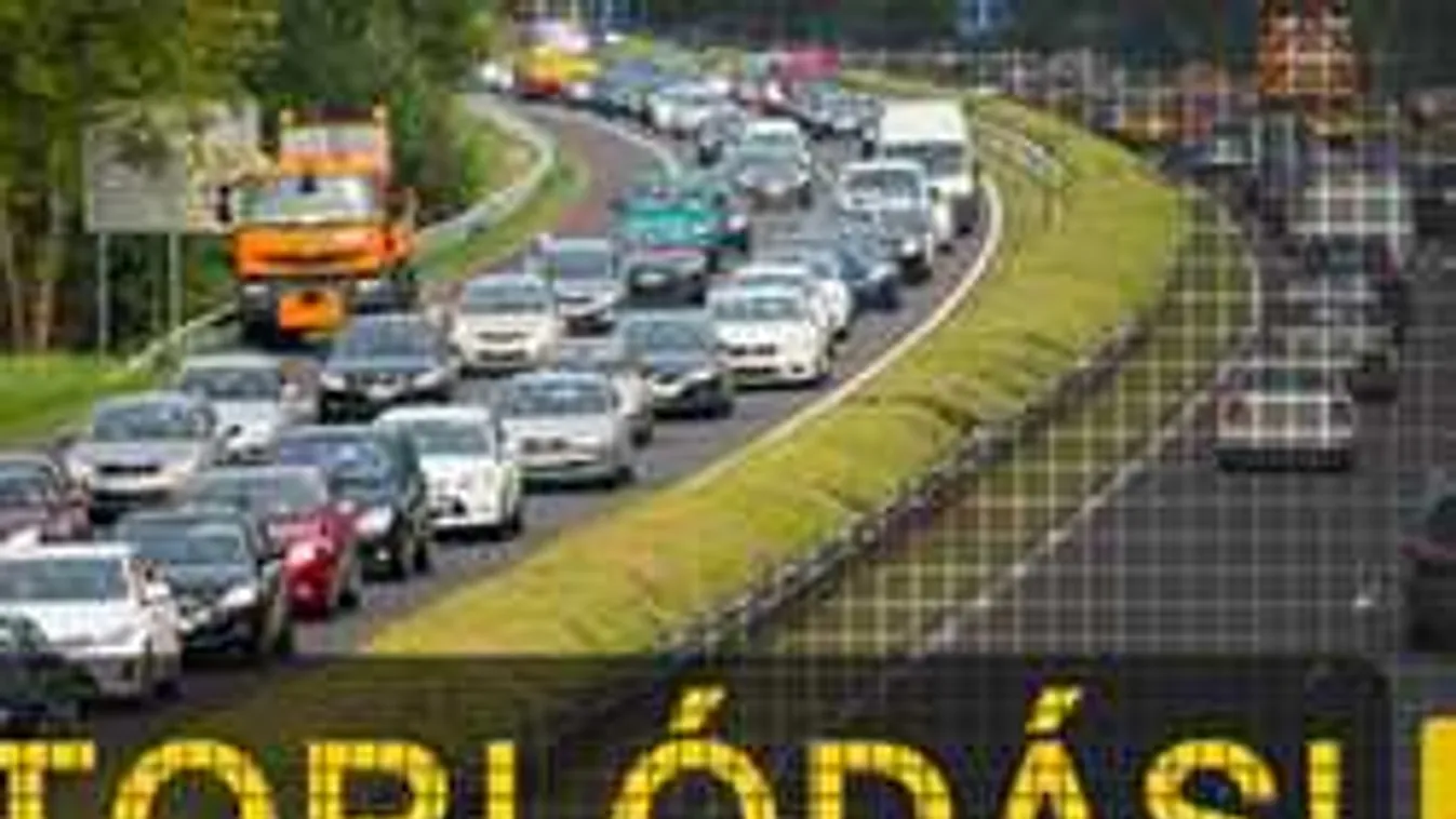 Tömegkarambol az M3-as autópályán, sérült is van