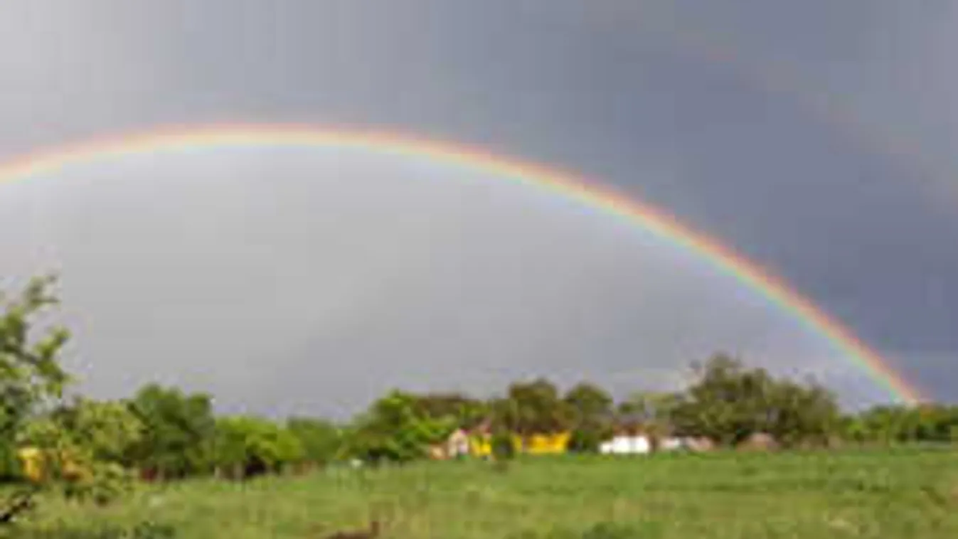 Csodálatos látvány hazánkban, ritka szivárványt kaptak lencsevégre