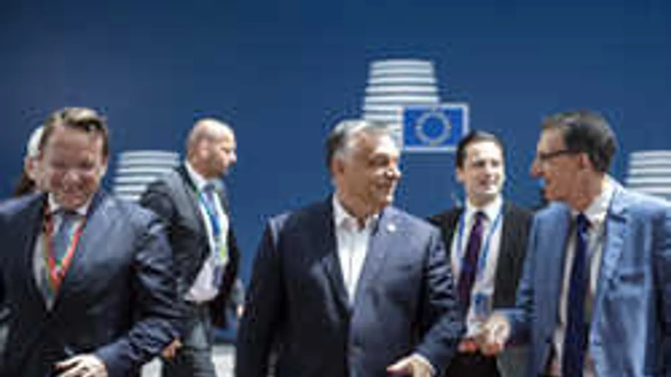 Az EU-csúcsra Brüsszelbe utazott Orbán Viktor